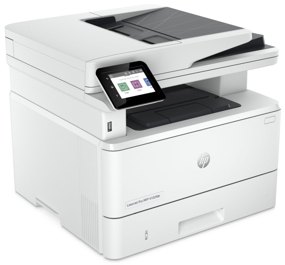 HP LaserJet Pro MFP 4102fdn/ čb/ PSCF/ A4/ 40ppm/ 1200x1200dpi/ USB/ LAN/ duplex/ HP Smart/ AirPrint™