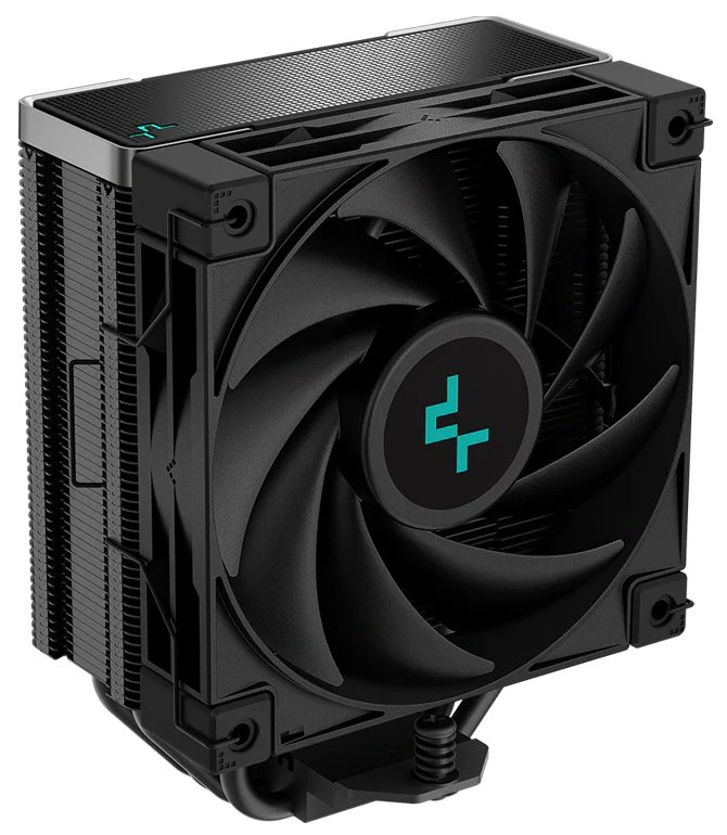 DEEPCOOL chladič AK400 Zero Dark / 120mm fan / 4x heatpipes / PWM / pro Intel i AMD / komplet černý