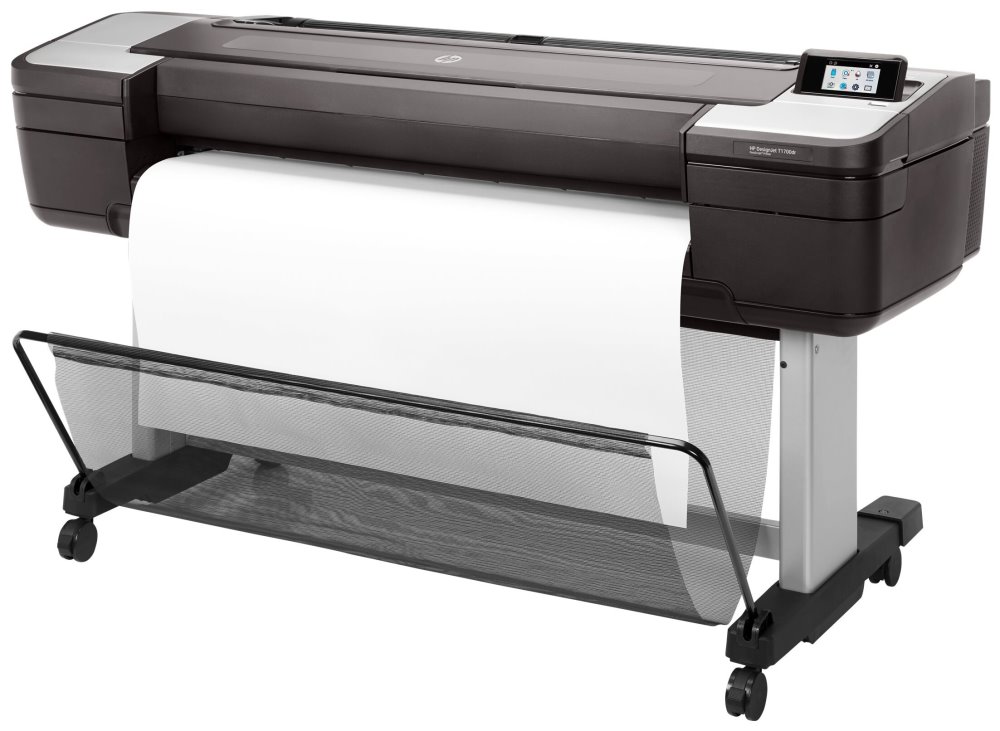 HP DesignJet T1700dr PostScript - 44" tisk na velký formát - barva - tryskový - 1118 x 1676 mm - 2400 x 1200 dpi - až 0.