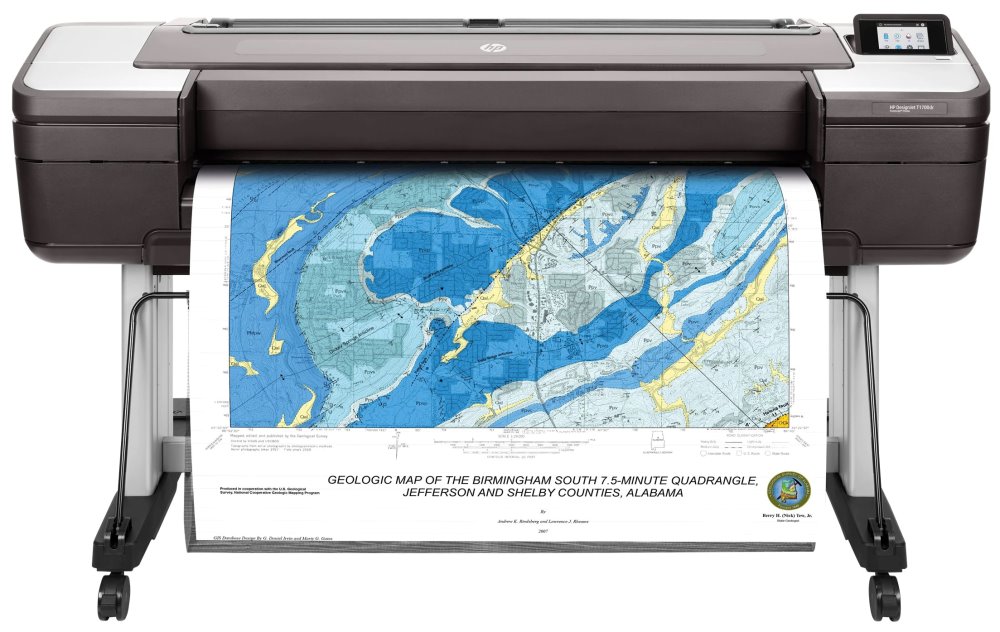 HP DesignJet T1700dr PostScript - 44" tisk na velký formát - barva - tryskový - 1118 x 1676 mm - 2400 x 1200 dpi - až 0.