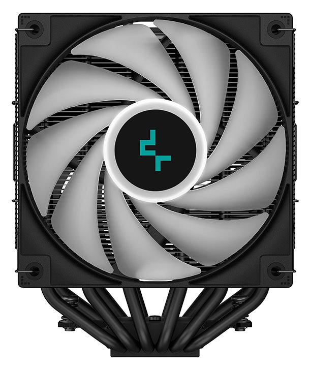 DEEPCOOL chladič AG620 BK ARGB / 2x 120mm fan / 6x heatpipes / PWM / pro Intel i AMD / černý
