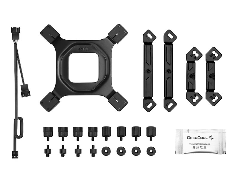 DEEPCOOL chladič AG620 BK ARGB / 2x 120mm fan / 6x heatpipes / PWM / pro Intel i AMD / černý