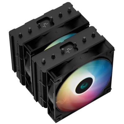 DEEPCOOL chladič AG620 BK ARGB / 2x 120mm fan / 6x heatpipes / PWM / pro Intel i AMD / černý