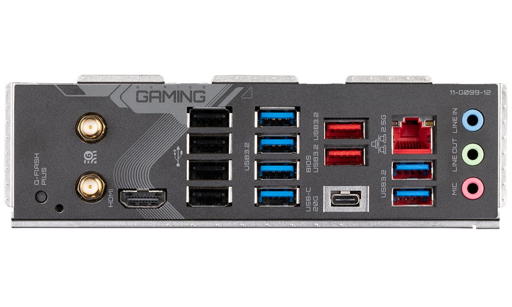 GIGABYTE X670 GAMING X AX / AMD X670 / AM5 / 4x DDR5 DIMM / 4x M.2 / HDMI / USB-C / WiFi / ATX