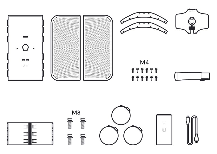 Ubiquiti UISP LiteBeam 5AC XR - AP/client 5GHz, anténa 29dBi MIMO2x2, airMAX AC, 1x Gbit RJ45, PoE 24V