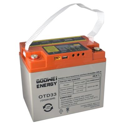 GOOWEI ENERGY DEEP CYCLE (GEL) baterie GOOWEI ENERGY OTD33, 33Ah, 12V