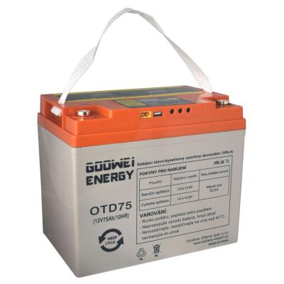 GOOWEI ENERGY DEEP CYCLE (GEL) baterie GOOWEI ENERGY OTD75, 75Ah, 12V