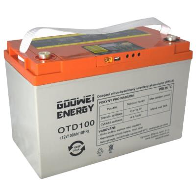 GOOWEI ENERGY DEEP CYCLE (GEL) baterie GOOWEI ENERGY OTD100, 100Ah, 12V