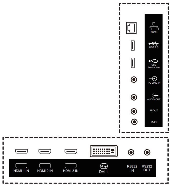 PHILIPS displej 85,6" 86BDL3511Q / Q-Line/ IPS/ 4K UHD/ 60Hz/ 8ms/ 1200:1 /18/7 / HDMI, DVI, VGA, RS232, RJ45, USB