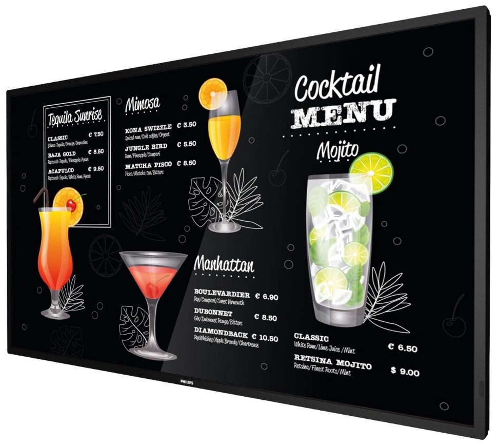 PHILIPS displej 65" 65BDL3117P / P-Line / 4K UHD/ 750cd/ 60Hz/ 24/7