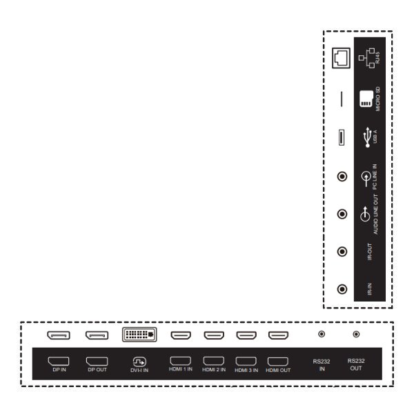 PHILIPS displej 65" 65BDL3117P / P-Line / 4K UHD/ 750cd/ 60Hz/ 24/7