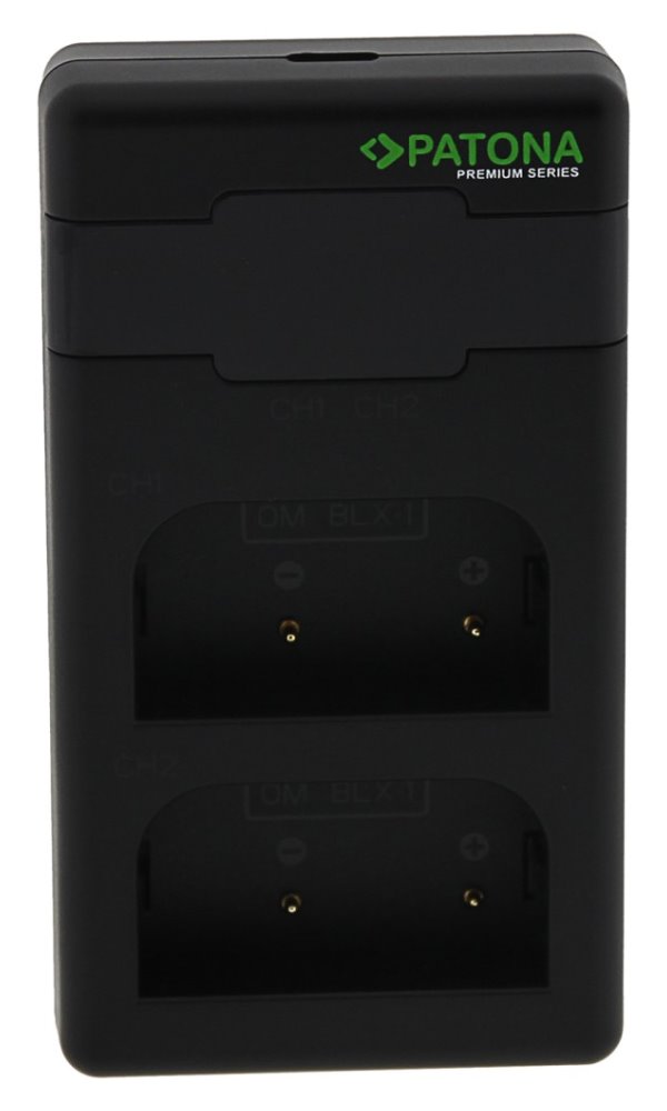 PATONA rychlonabíječka Foto Dual Olympus BLX-1 + kabel