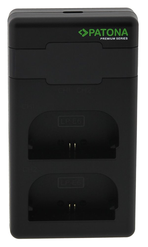 PATONA rychlonabíječka Foto Dual Canon LP-E6 + kabel