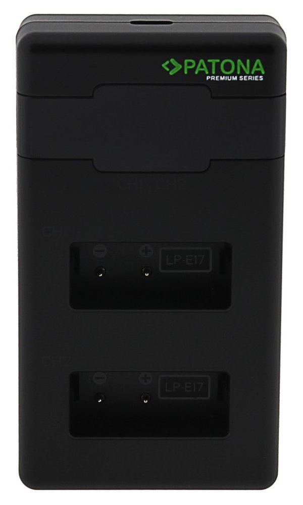 PATONA rychlonabíječka Foto Dual Canon LP-E17 + kabel