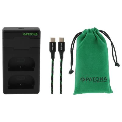 PATONA rychlonabíječka Foto Dual Canon LP-E6 + kabel