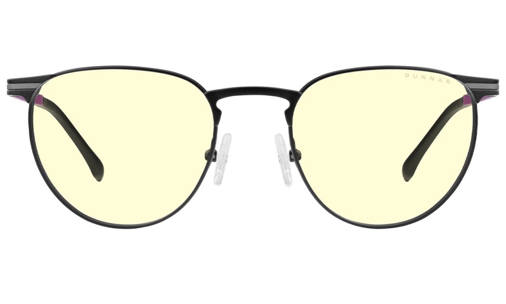 GUNNAR kancelářske/herní brýle MATEO BLACK PANTHER- MARVEL BLACK PANTHER VIBRANIUM * jantarová skla * BLF 65 * GUNNAR fo