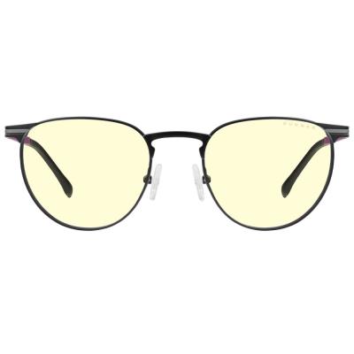 GUNNAR kancelářske/herní brýle MATEO BLACK PANTHER- MARVEL BLACK PANTHER VIBRANIUM * jantarová skla * BLF 65 * GUNNAR fo