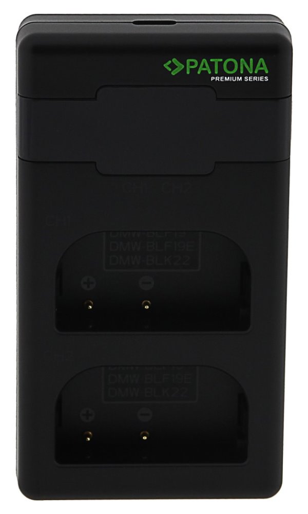PATONA rychlonabíječka Foto Dual Panasonic DMW-BLF19 + kabel
