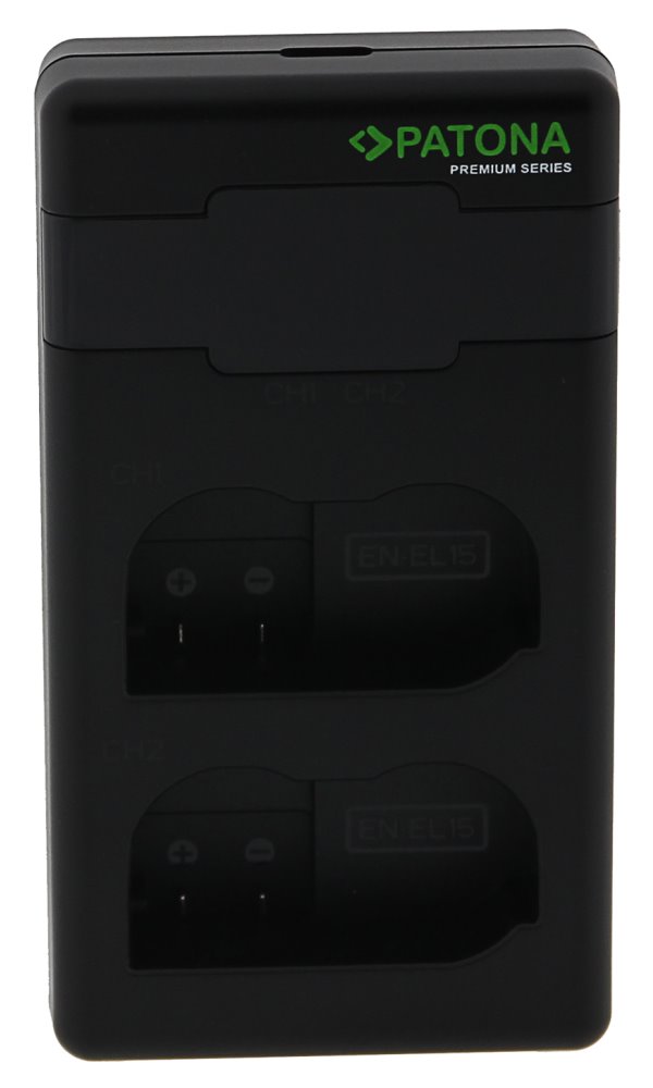 PATONA rychlonabíječka Foto Dual Nikon EN-EL15 + kabel