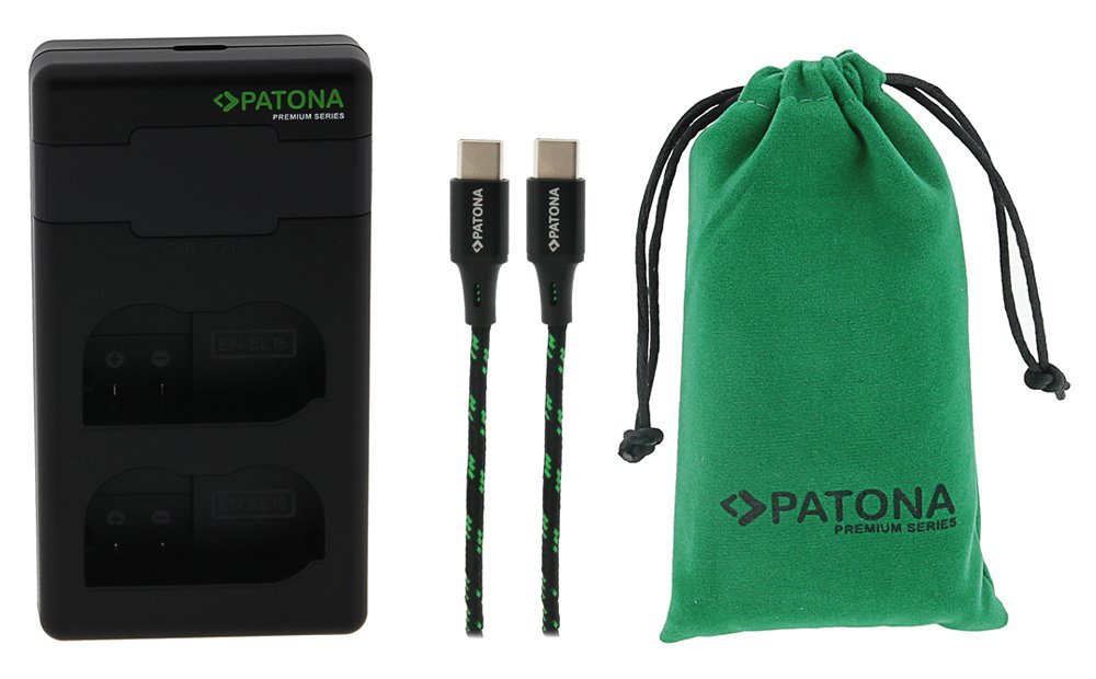 PATONA rychlonabíječka Foto Dual Nikon EN-EL15 + kabel