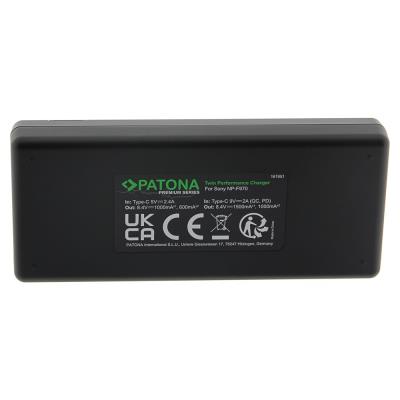 PATONA rychlonabíječka Foto Dual Sony F550/F750/F970/FM50 + kabel