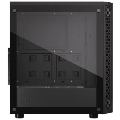 Endorfy skříň Signum 300 Air / 2xUSB 3.0 / 4x120mm fan PWM / mesh panel / tvrzené sklo / černá
