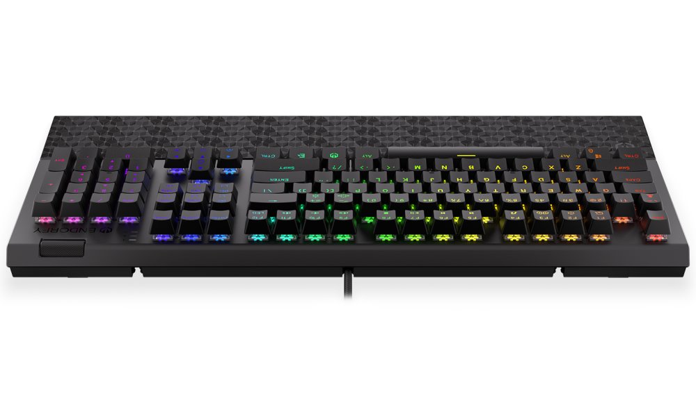Endorfy herní klávesnice Omnis Kailh BL RGB / USB / blue switch / drátová /mechanická/US layout/černá RGB