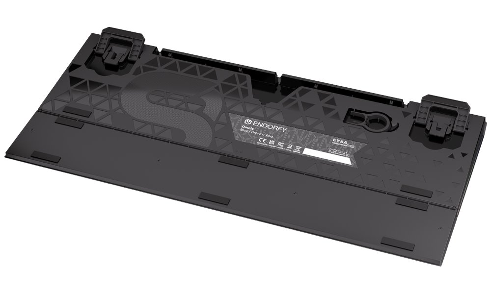 Endorfy herní klávesnice Omnis Kailh BL RGB / USB / blue switch / drátová /mechanická/US layout/černá RGB