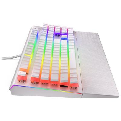 Endorfy herní klávesnice Omnis OWH Pudd.Kailh BL RGB / USB / blue switch / drátová /mechanická/US layout/bílá RGB