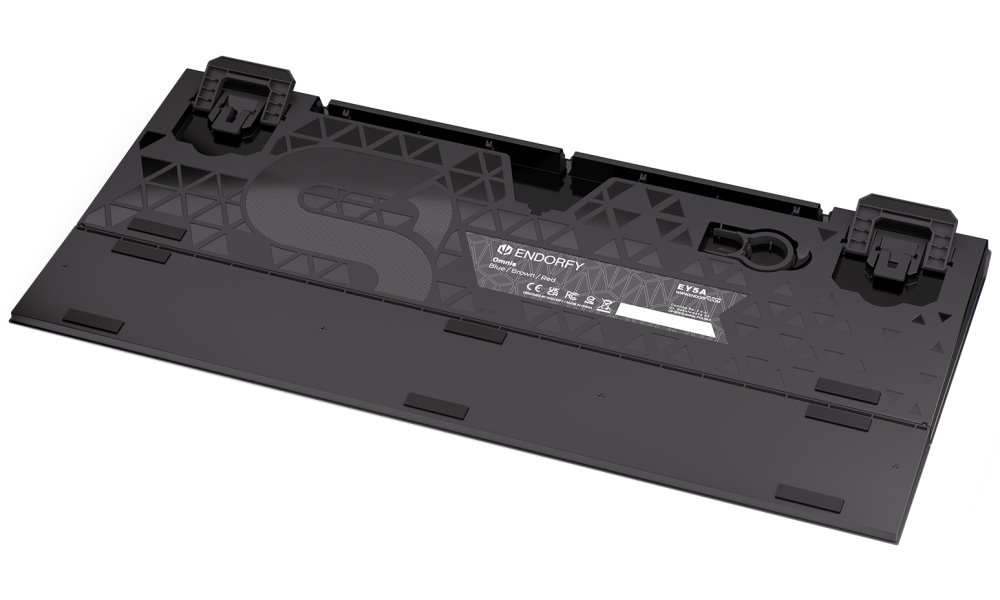 Endorfy herní klávesnice Omnis Pudd.Kailh BL RGB /USB/ blue switch / drátová / mechanická / US layout / černá RGB