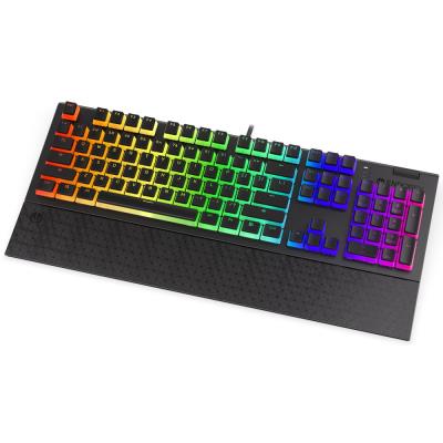 Endorfy herní klávesnice Omnis Pudd.Kailh BL RGB /USB/ blue switch / drátová / mechanická / US layout / černá RGB