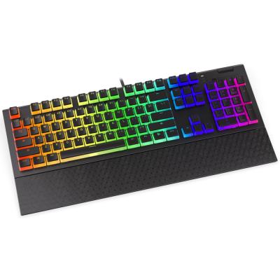 Endorfy herní klávesnice Omnis Pudd.Kailh BL RGB /USB/ blue switch / drátová / mechanická / US layout / černá RGB