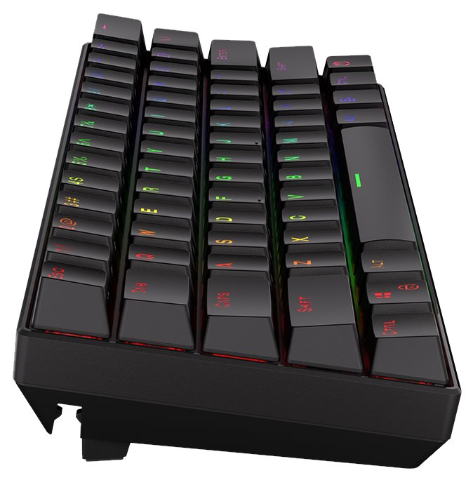 Endorfy herní klávesnice Thock Compact BR RGB /USB/ brown sw. / bezdrátová / mechanická / US layout / mini /černá RGB