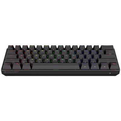 Endorfy herní klávesnice Thock Compact BR RGB /USB/ brown sw. / bezdrátová / mechanická / US layout / mini /černá RGB