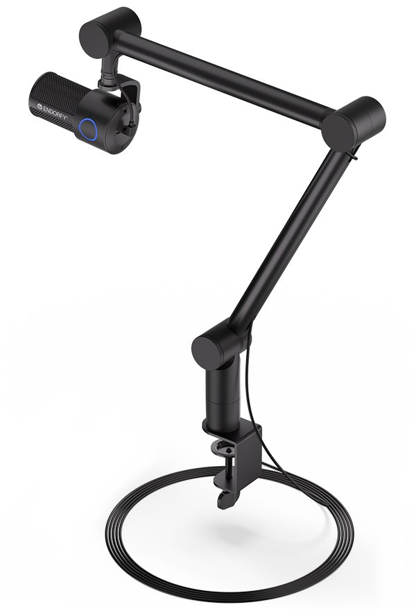 Endorfy mikrofon Solum Studio / streamovací / nastavitelné rameno / pop-up filtr / 3,5mm jack / USB-C