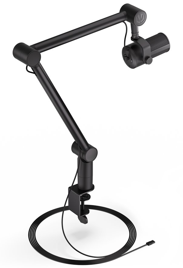 Endorfy mikrofon Solum Studio / streamovací / nastavitelné rameno / pop-up filtr / 3,5mm jack / USB-C