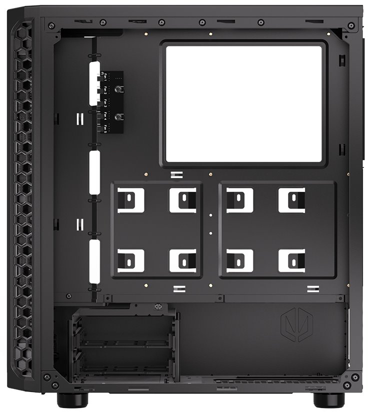 Endorfy skříň Signum 300 Core / 2xUSB / 2x120mm fan PWM / mesh panel / tvrzené sklo / černá