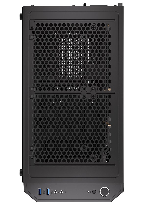 Endorfy skříň Signum 300 Core / 2xUSB / 2x120mm fan PWM / mesh panel / tvrzené sklo / černá