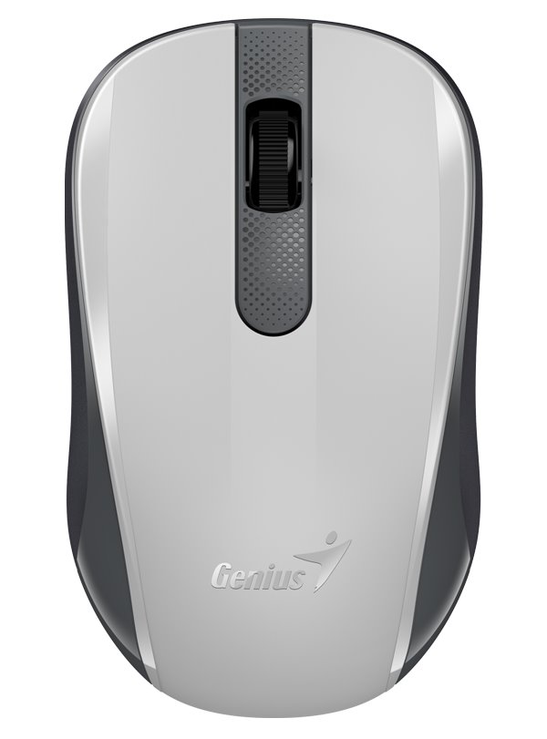 GENIUS NX-8008S/ 1200 dpi/ bezdrátová/ tichá/ BlueEye senzor/ bílošedá