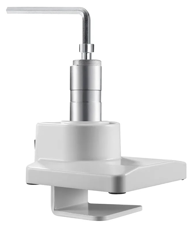 Neomounts Select NM-D775WHITEPLUS/Držák zakřiv. displeje/na stůl/10-49"/svorka/VESA 100X100/nosn. 10kg/plyn. píst/bilý