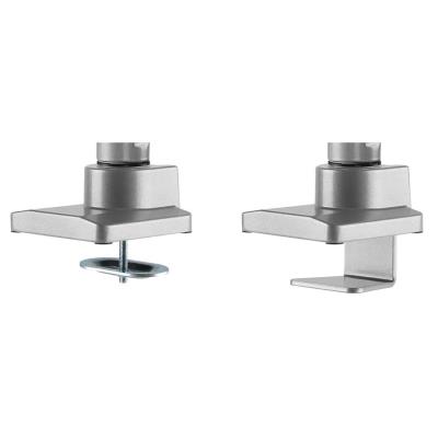 Neomounts Select NM-D775SILVERPLUS/Držák zakřiv. displeje/na stůl/10-49"/svorka/VESA 100X100/nosn. 10kg/plyn. píst/stříb