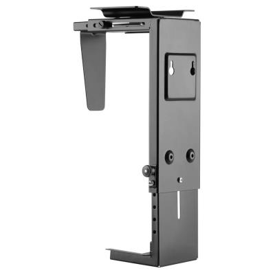 Neomounts Select NM-CPU100BLACK/Držák na PC/pod stůl/na stěnu/výška PC: 30-53 cm/šírka PC: 9-20 cm /otáčení 360°/černý