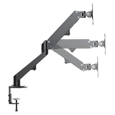 Neomounts DS70-700BL1/Držák displeje/na stůl/17-27"/svorka/VESA 100X100/nosn. 7kg/plynový píst/1 displej/černý