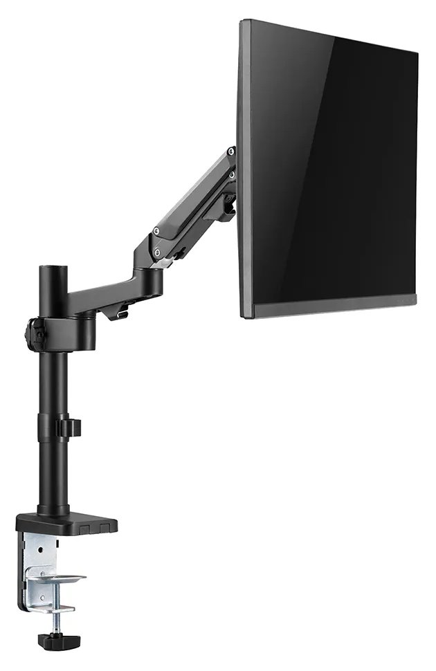 Neomounts DS70-750BL1/Držák displeje/tyč na stůl/17-27"/svorka/VESA 100X100/nosn. 7kg/plynový píst/1 displej/černý