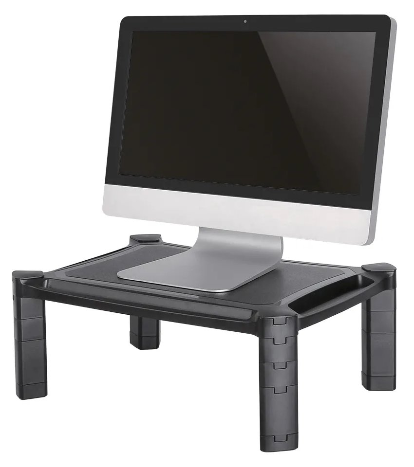 Neomounts NSMONITOR20/podložka pod displej/nosn. 10kg/výška 4,6-16,8cm/plast/černá