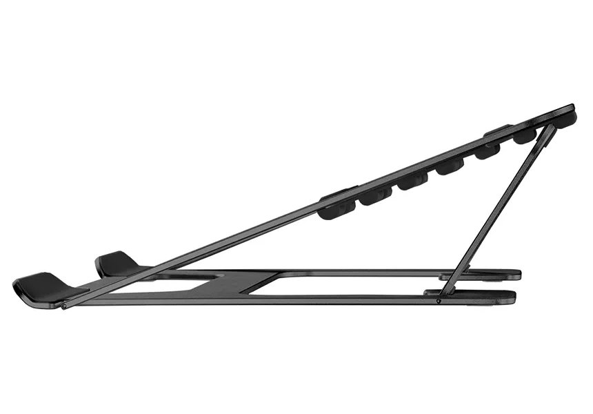 Neomounts NSLS085BLACK/Držák na notebook,tablet/na stůl/10-17"/nosn. 5kg/ 6 různých výškových poloh/skládací/černý