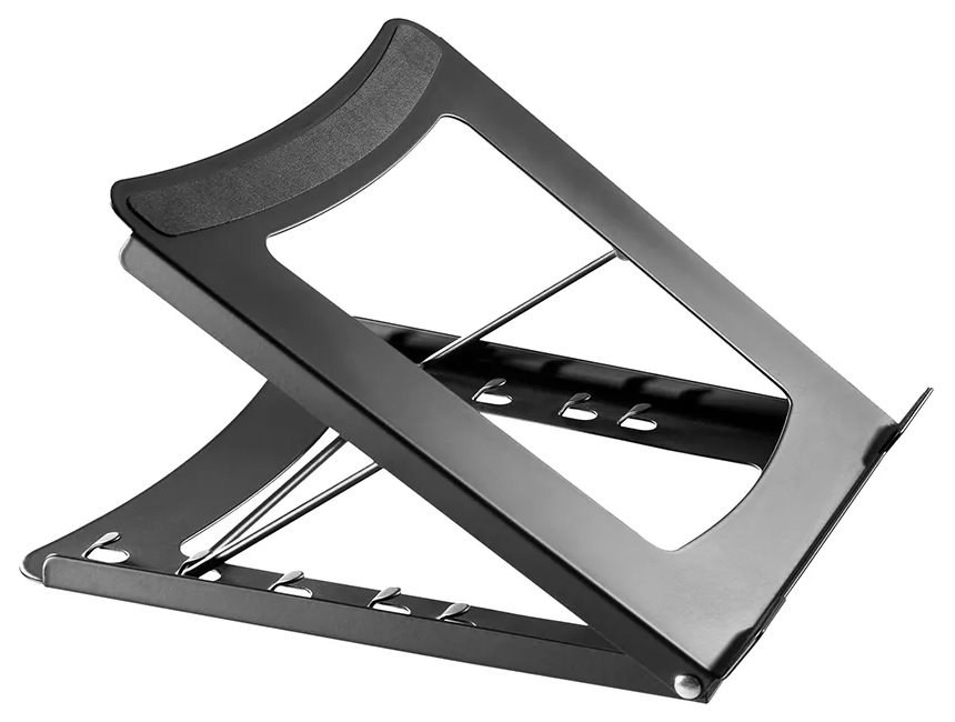 Neomounts NSLS075BLACK/Držák na notebook,tablet/na stůl/10-16"/nosn. 5kg/ 5 různých výškových poloh/skládací/černý