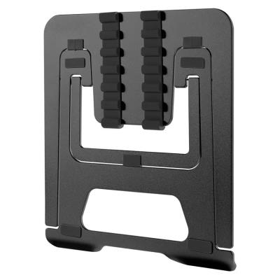 Neomounts NSLS085BLACK/Držák na notebook,tablet/na stůl/10-17"/nosn. 5kg/ 6 různých výškových poloh/skládací/černý