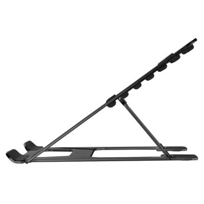 Neomounts NSLS085BLACK/Držák na notebook,tablet/na stůl/10-17"/nosn. 5kg/ 6 různých výškových poloh/skládací/černý