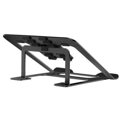 Neomounts NSLS085BLACK/Držák na notebook,tablet/na stůl/10-17"/nosn. 5kg/ 6 různých výškových poloh/skládací/černý